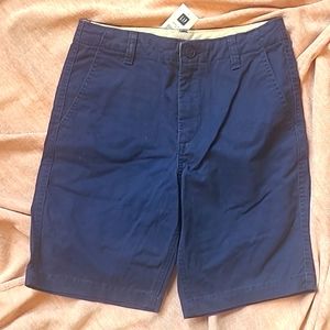 GAP kids boys shorts blue sz14 NWT